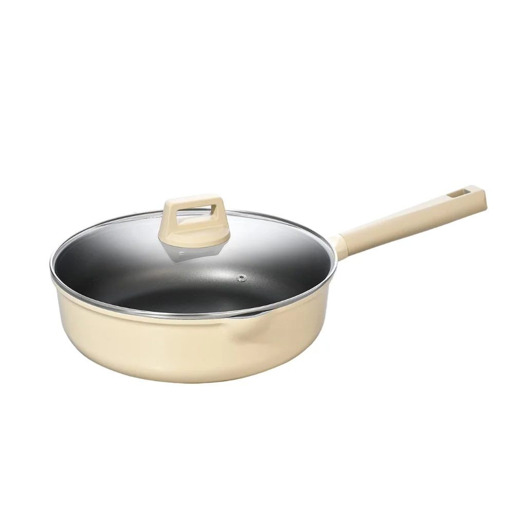 New Arrival Marble Granite Non-Stick Cookware Set Deep Fry Pan Wok with Round Wooden Handle Glass Lid for Gas Induction Cooker
New Arrival Marble Granite Non-Stick Cookware Set Deep Fry Pan Wok with Round Wooden Handle Glass Lid for Gas Induction Cooker