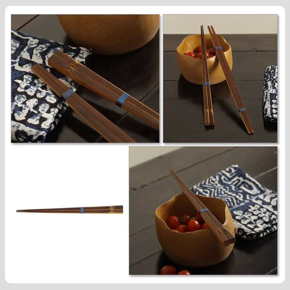1 Pair Japanese Style Bamboo Chopsticks Reusable Heat Resistant Anti Slip Sushi Tableware For Home Hotel Portable Food Serving
1 Pair Japanese Style Bamboo Chopsticks Reusable Heat Resistant Anti Slip Sushi Tableware For Home Hotel Portable Food Serving