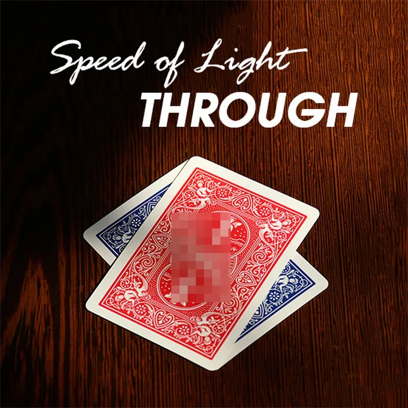 Speed of Light Through - Magic Trick Card Magic Props Illusions Close up Magic Gimmick Magician Easy To Do Penetration
Speed of Light Through - Magic Trick Card Magic Props Illusions Close up Magic Gimmick Magician Easy To Do Penetration