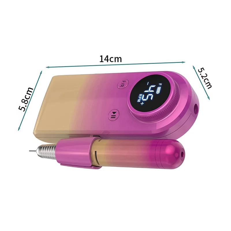 Ultra-Durable Electric Nail Drill for Acrylic Gel Nails Manicure Pedicure Polishing Shape Tools for Home Salon Use C
Ultra-Durable Electric Nail Drill for Acrylic Gel Nails Manicure Pedicure Polishing Shape Tools for Home Salon Use C