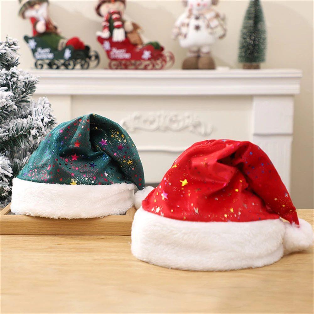 Cute Christmas Hat Adult Red Colorful Star Cap Xmas New Year Santa Claus Hats Carnival Party Cosplay Accessories Fancy Dress-up
Cute Christmas Hat Adult Red Colorful Star Cap Xmas New Year Santa Claus Hats Carnival Party Cosplay Accessories Fancy Dress-up