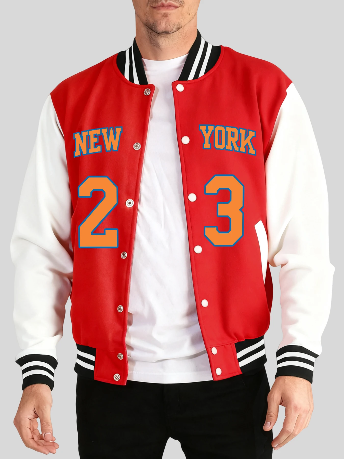 Нью-Йоркский номер 23, спортивная уличная одежда, мужские повседневные осенне-зимние куртки, базовая удобная мужская одежда, мягкая винтажная бейсбольная форма
Нью-Йоркский номер 23, спортивная уличная одежда, мужские повседневные осенне-зимние куртки, базовая удобная мужская одежда, мягкая винтажная бейсбольная форма