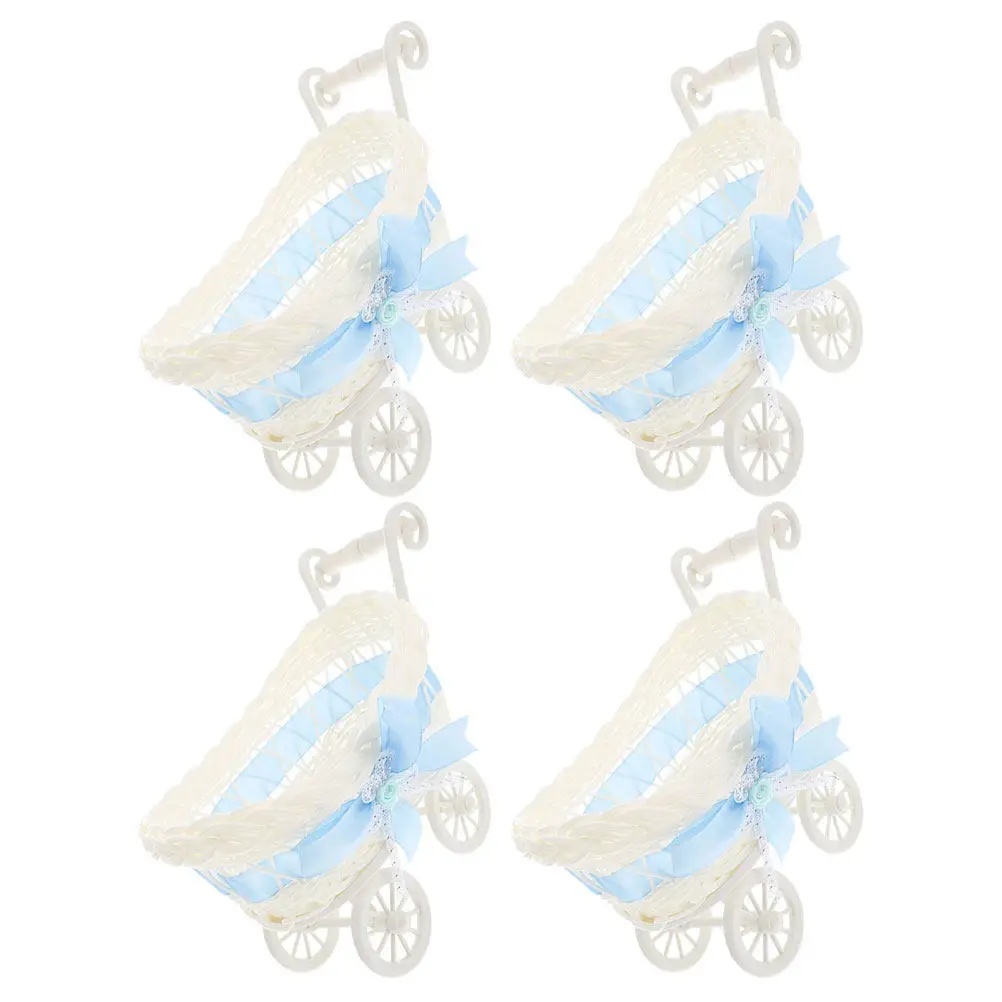 4Pcs Wedding Candy Basket Imitation Rattan Woven Trolley Shape Multi-Function Shower Small Basket Party Decoration
4Pcs Wedding Candy Basket Imitation Rattan Woven Trolley Shape Multi-Function Shower Small Basket Party Decoration