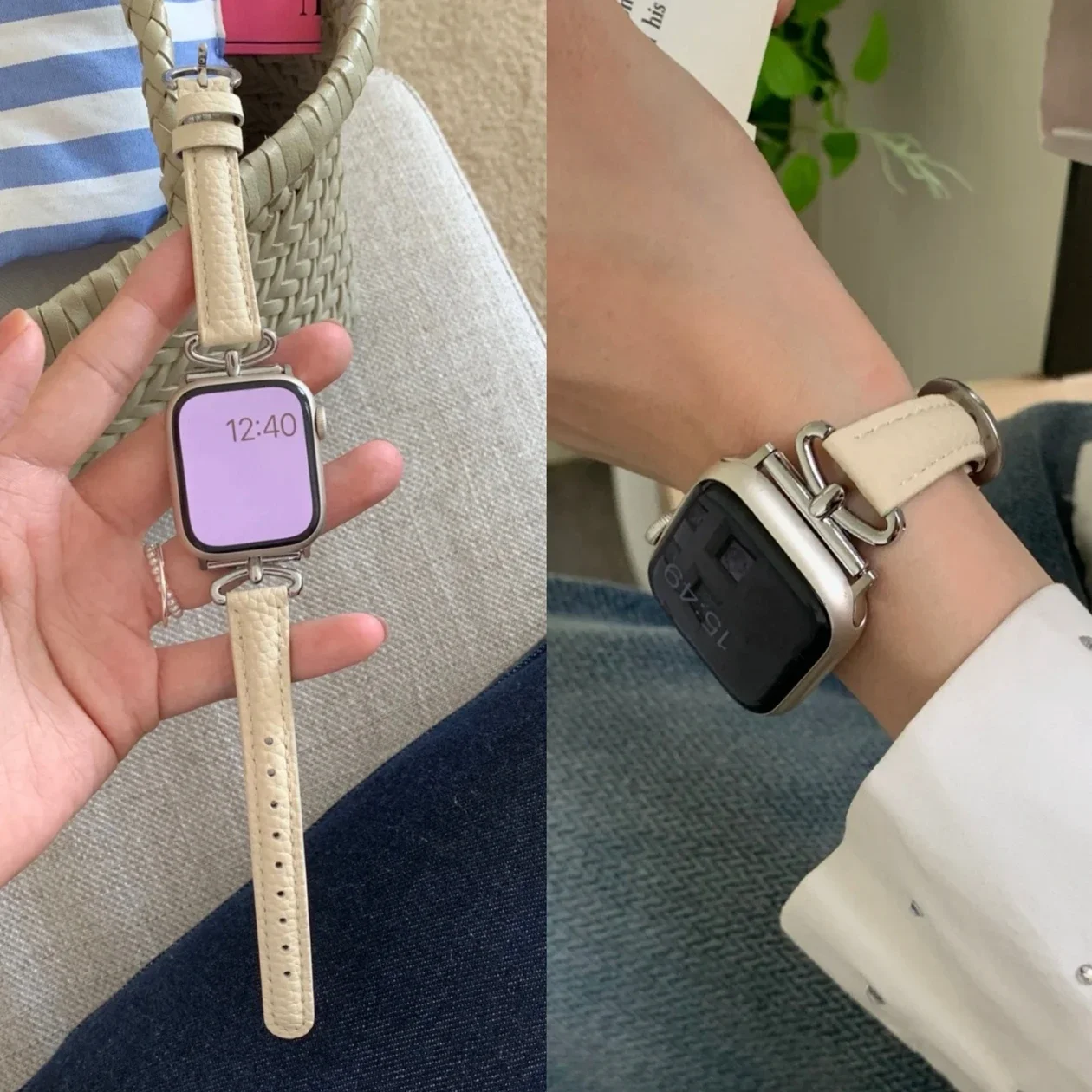 Superior Leather loop For Apple Watch band women Series Ultra 10/9/8/7 38mm 40mm 41mm 42mm 44mm 45mm 46mm Strap
Superior Leather loop For Apple Watch band women Series Ultra 10/9/8/7 38mm 40mm 41mm 42mm 44mm 45mm 46mm Strap