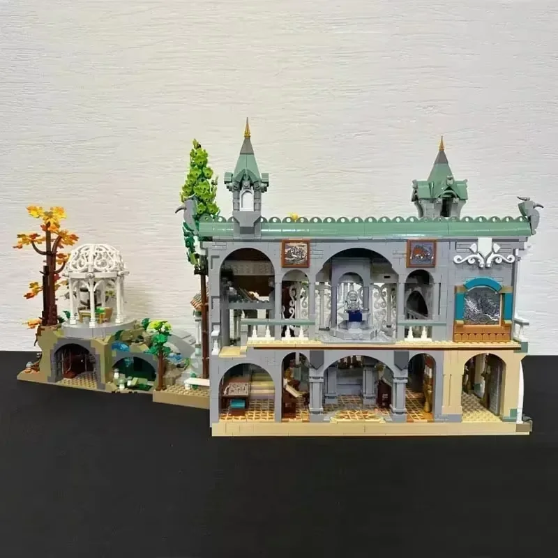 Creative expert movie icon Lord of the Rings Rivendell Castle model Building Blocks building blocks street view toys 6167pcs
Creative expert movie icon Lord of the Rings Rivendell Castle model Building Blocks building blocks street view toys 6167pcs