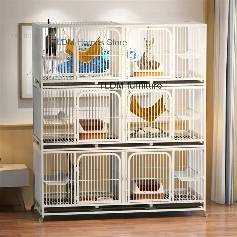 Indoor Cat Cages Breeding Cages Three-layer Cat House Household Cat Cabinet Dog Breeding Cages Pet Cat Dog Cage Cats Cottage
Indoor Cat Cages Breeding Cages Three-layer Cat House Household Cat Cabinet Dog Breeding Cages Pet Cat Dog Cage Cats Cottage