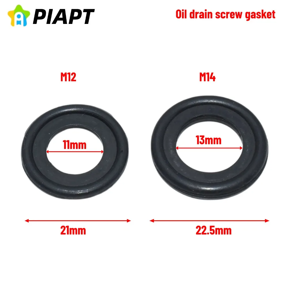 50pcs OE# 12616850 3536966 M12 M14 Black Rubber Sealing Oil Drain Plug Gasket for GM
50pcs OE# 12616850 3536966 M12 M14 Black Rubber Sealing Oil Drain Plug Gasket for GM