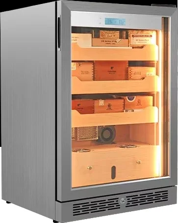 Electronic Cigar Cooler Humidor Cabinet With Led Light Cedar Wood Can Hold 800 Cigars
Electronic Cigar Cooler Humidor Cabinet With Led Light Cedar Wood Can Hold 800 Cigars