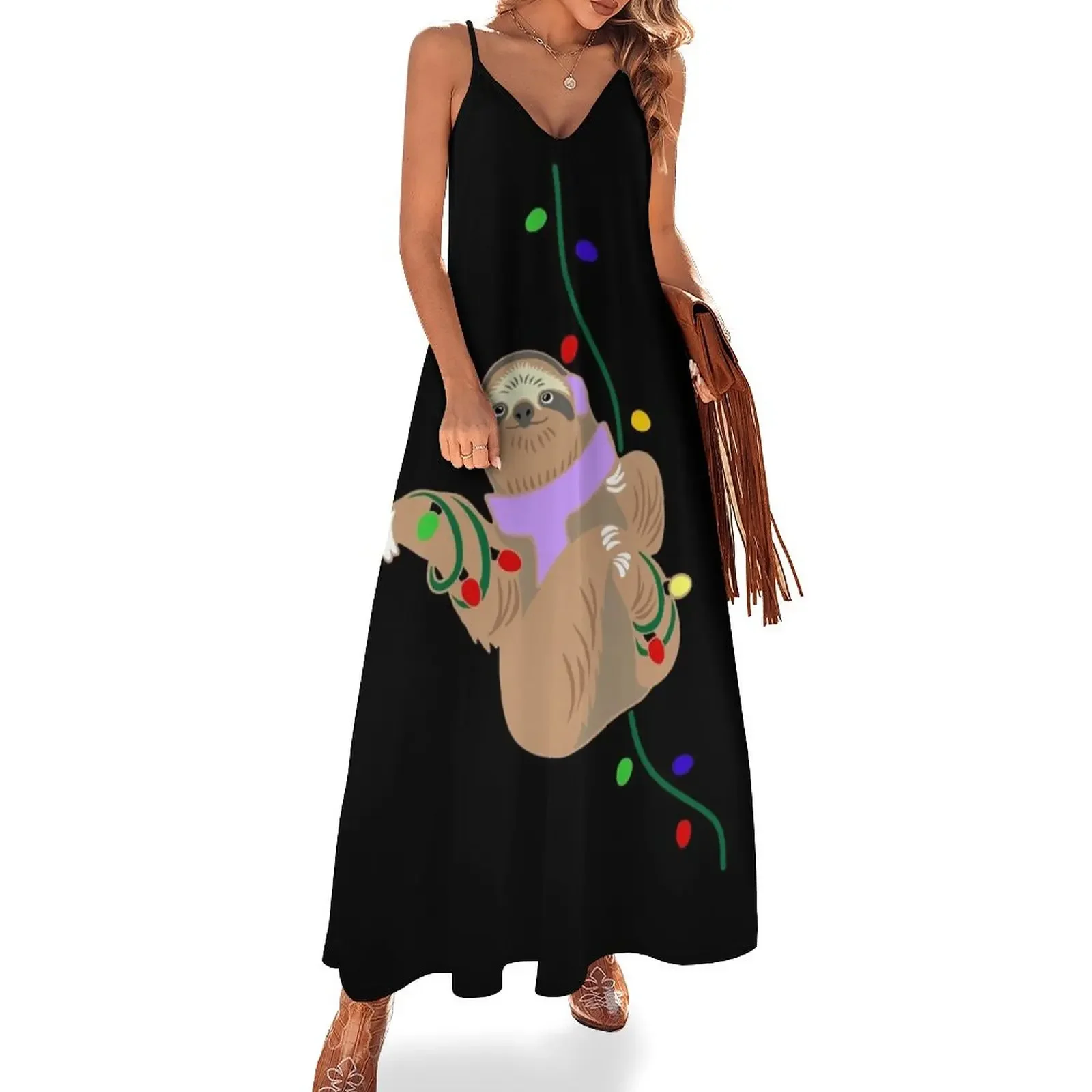 Sloth Christmas Sleeveless Dress ladies dresses for women 2025 Casual dresses summer dresses women 2025
Sloth Christmas Sleeveless Dress ladies dresses for women 2025 Casual dresses summer dresses women 2025