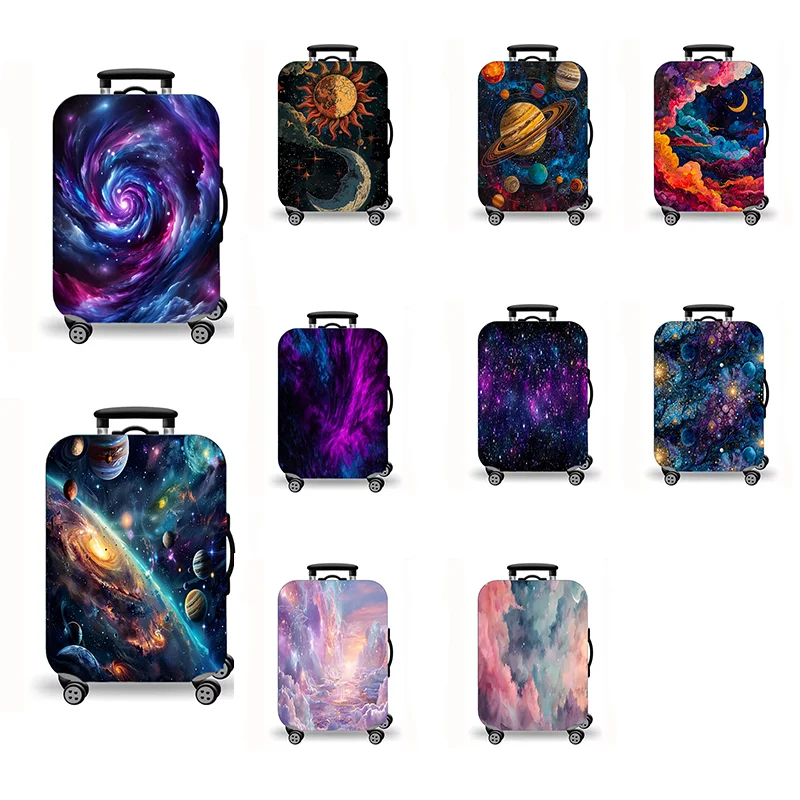 Luggage Cover, Galaxy Space Print Stretch Suitcase Protector for Travel, 10 Styles Universe Nebula Art
Luggage Cover, Galaxy Space Print Stretch Suitcase Protector for Travel, 10 Styles Universe Nebula Art