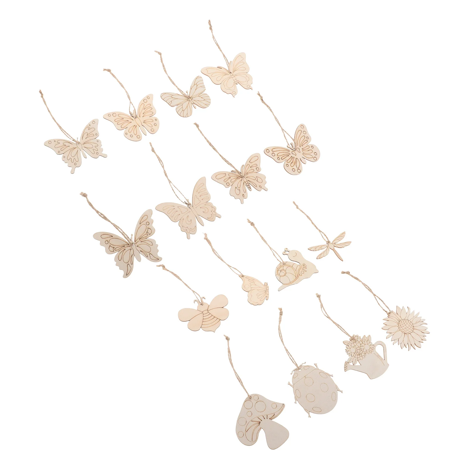 16pcs Wooden Cutouts For Crafts Unpainted Butterfly Animal Shapes Diy Wood Slices Kit Kids Craft Home Party Decor Wood Pieces
16pcs Wooden Cutouts For Crafts Unpainted Butterfly Animal Shapes Diy Wood Slices Kit Kids Craft Home Party Decor Wood Pieces