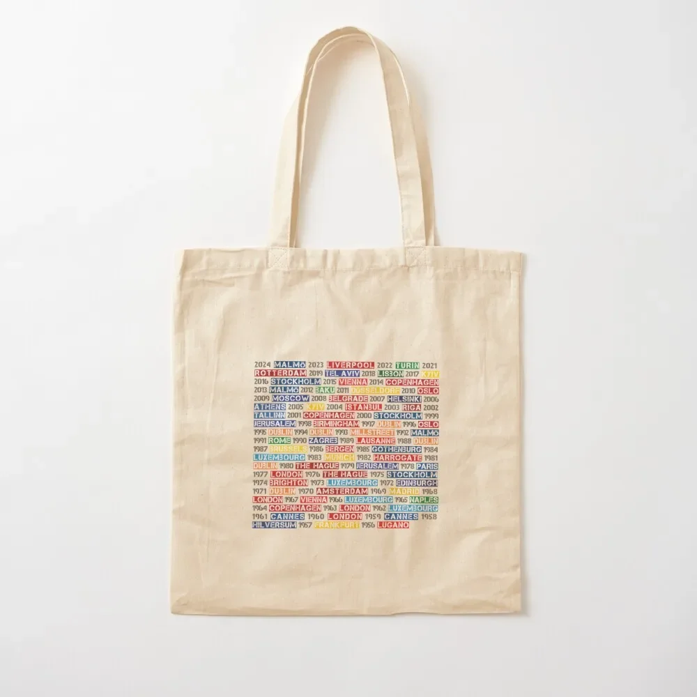 ESC: Host Cities Tote Bag eco pack tote bag screen Women's bags large size bags Tote Bag
ESC: Host Cities Tote Bag eco pack tote bag screen Women's bags large size bags Tote Bag