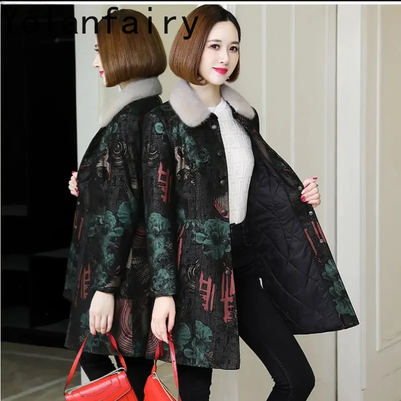Genuine Sheepskin Leather Jacket Women Autumn Winter Mid-length Down Coats Mink Fur Collar Slim Leather Jackets Women Clothes
Genuine Sheepskin Leather Jacket Women Autumn Winter Mid-length Down Coats Mink Fur Collar Slim Leather Jackets Women Clothes