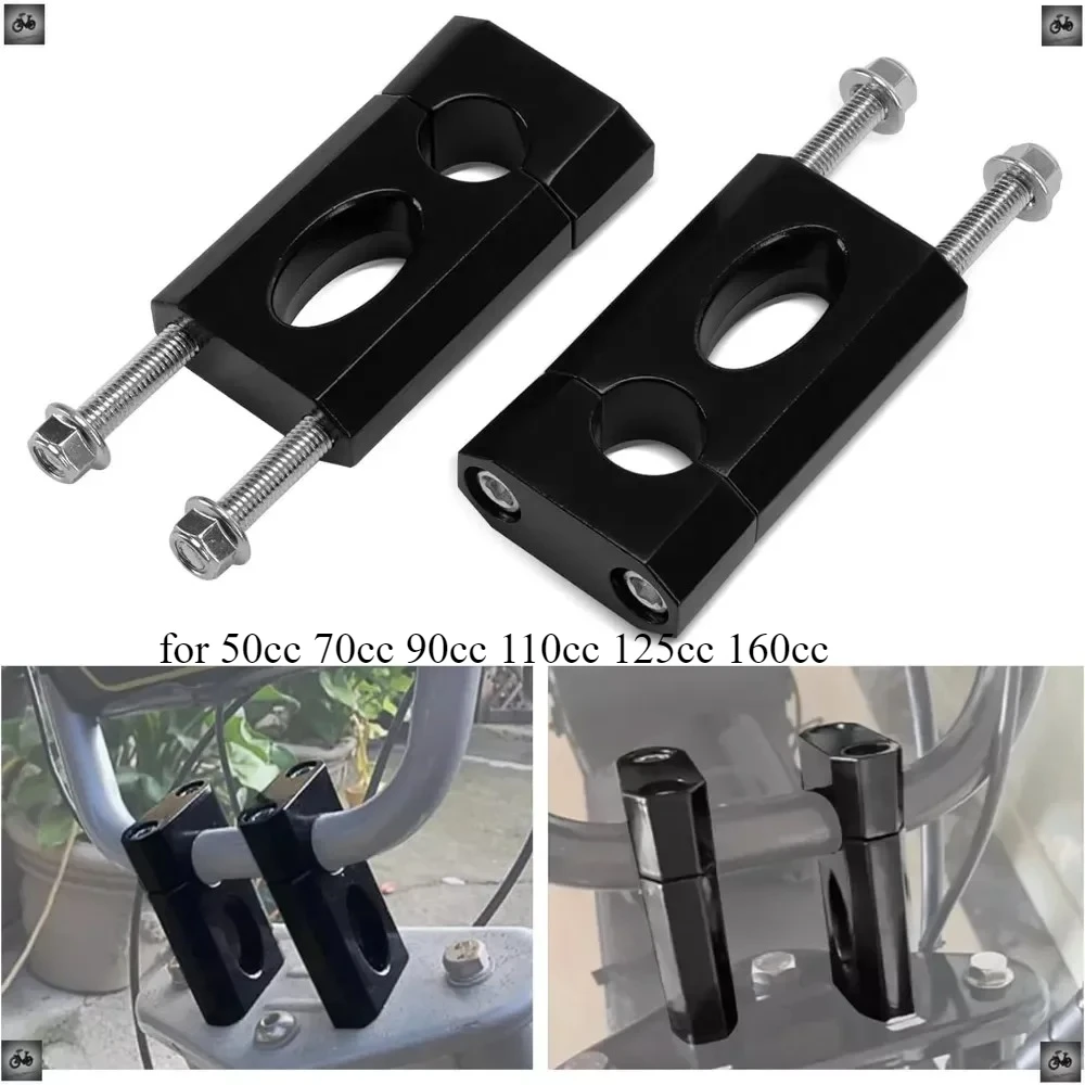 Motorcycle 1 Pair 7/8" 22 mm Handlebar Mount Clamp Risers Universal Handle fixing clip for 50cc 70cc 90cc 110cc 125cc 160cc
Motorcycle 1 Pair 7/8" 22 mm Handlebar Mount Clamp Risers Universal Handle fixing clip for 50cc 70cc 90cc 110cc 125cc 160cc