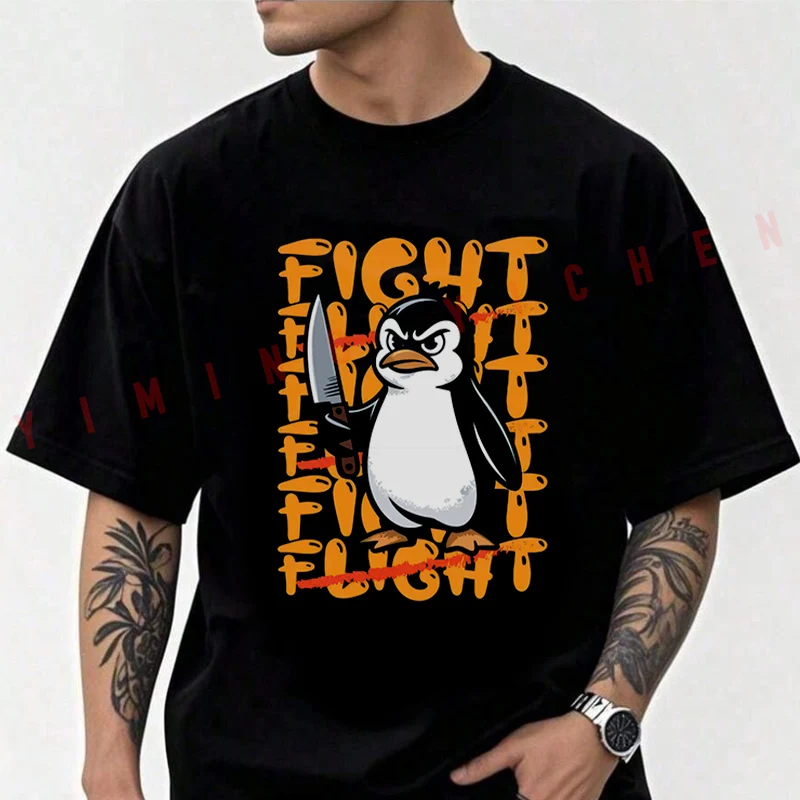 Aggressive Penguin Graphic Moto T-Shirt Men Cotton O-neck Short Sleeve TShirt Fashion Tops Tee
Aggressive Penguin Graphic Moto T-Shirt Men Cotton O-neck Short Sleeve TShirt Fashion Tops Tee
