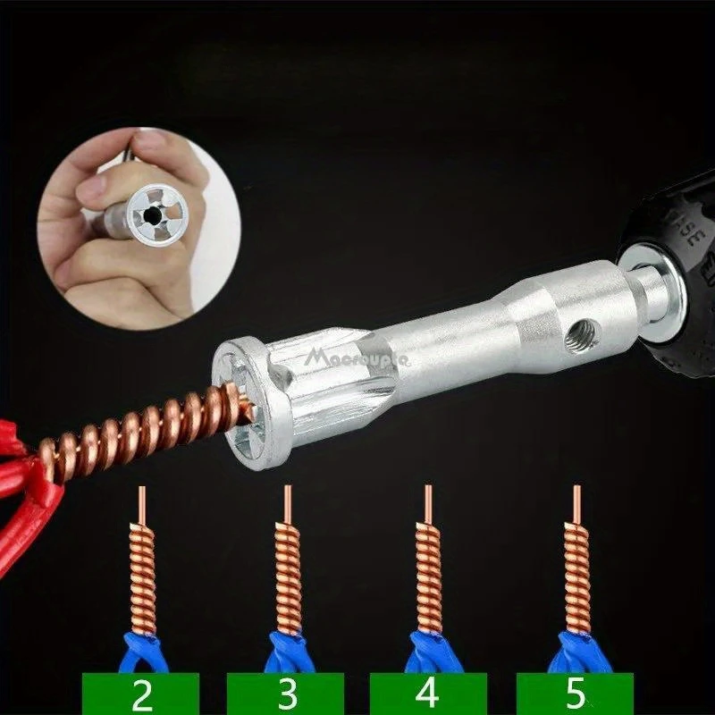 Automatic Wire Stripper Twisted Wire Tool Cable Peeling Twisting Connector Electrician Artifact Connector Hand Tools Multi-tool
Automatic Wire Stripper Twisted Wire Tool Cable Peeling Twisting Connector Electrician Artifact Connector Hand Tools Multi-tool