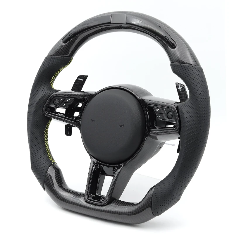 LED Carbon Fiber Steering Wheel for Porsche Macan Panamera Taycan Boxter Karman Cayenne Cayman 718 991 992 911
LED Carbon Fiber Steering Wheel for Porsche Macan Panamera Taycan Boxter Karman Cayenne Cayman 718 991 992 911