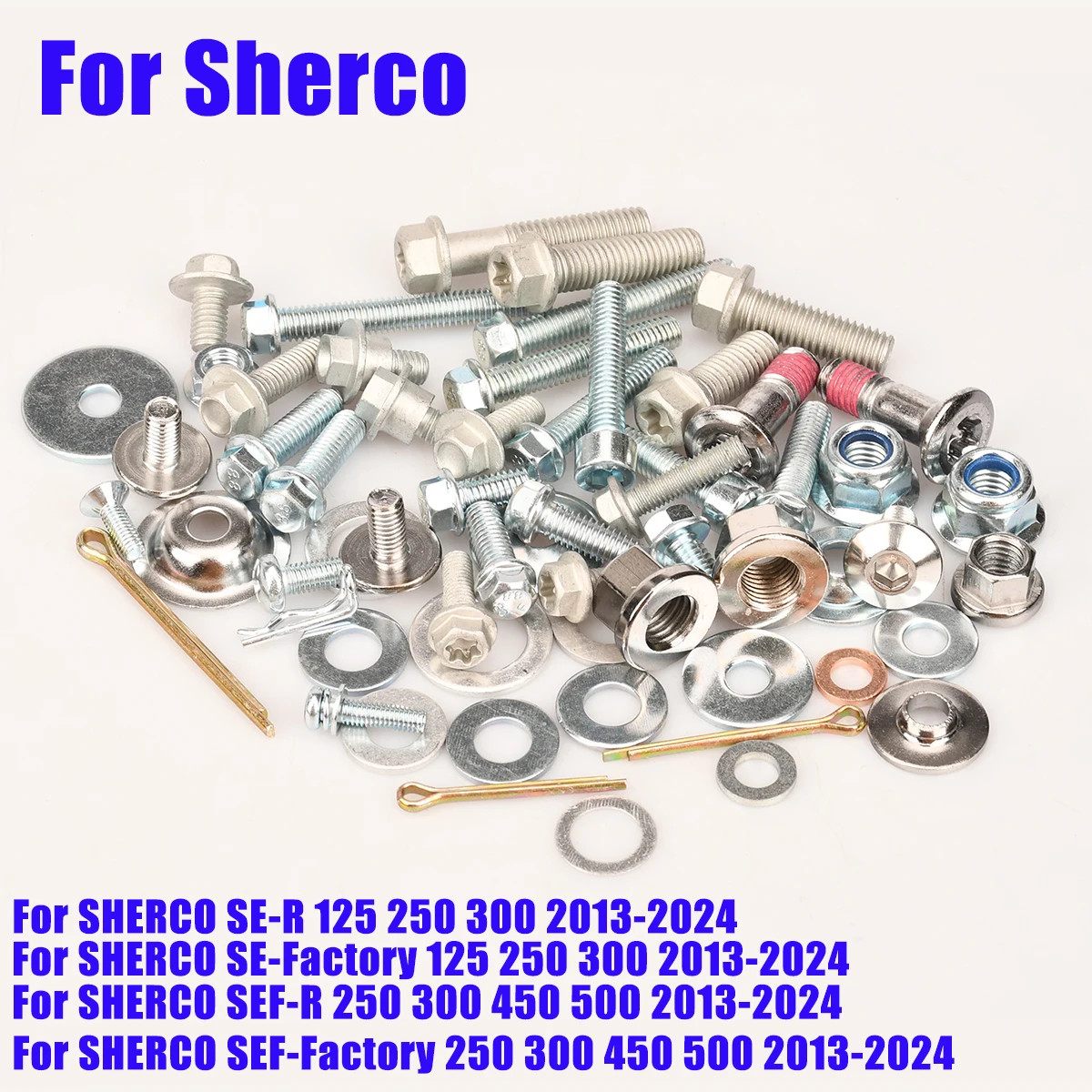 For SHERCO SE SE-R 125 250 300 2-Stroke SEF SEF-R 250 300 450 500 4-Stroke Motorcycles Fairing Fender Screw Bolt Kit Set
For SHERCO SE SE-R 125 250 300 2-Stroke SEF SEF-R 250 300 450 500 4-Stroke Motorcycles Fairing Fender Screw Bolt Kit Set