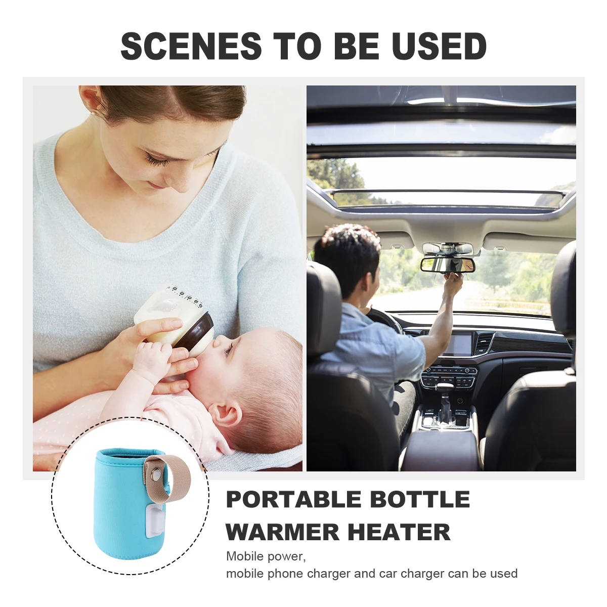 1pcs Portable Baby Bottle Warmer USB Milk Heater Bag Electric Warming Travel Insulation Long Lasting Coffee Water
1pcs Portable Baby Bottle Warmer USB Milk Heater Bag Electric Warming Travel Insulation Long Lasting Coffee Water