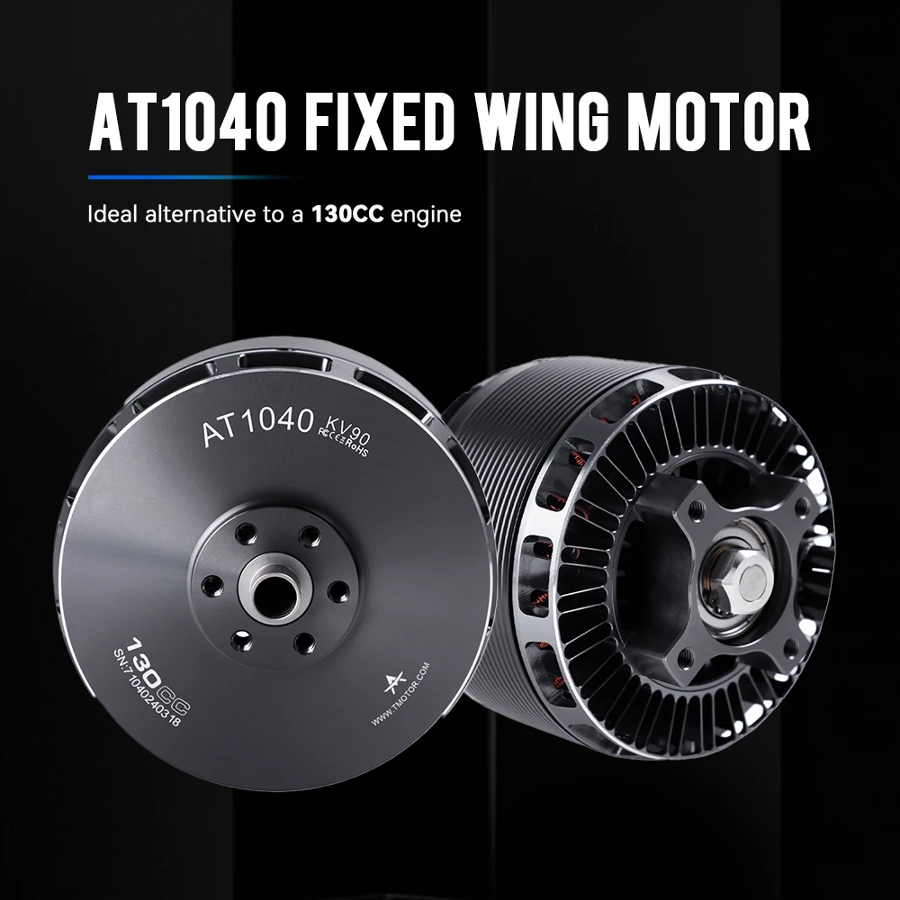 Ligpower AT1040 KV90 Brushless Motor for VTOL UAV Fixed Wing Drone Max Thrust 33KG Compatible magnetic encoder
Ligpower AT1040 KV90 Brushless Motor for VTOL UAV Fixed Wing Drone Max Thrust 33KG Compatible magnetic encoder