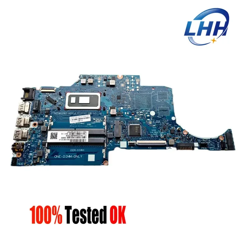 6050A3108001 Материнская плата ноутбука для HP 14-CF Материнская плата ноутбука Процессор 6405U I3-10110U I5-10210U Слоты DDR4 UMA
6050A3108001 Материнская плата ноутбука для HP 14-CF Материнская плата ноутбука Процессор 6405U I3-10110U I5-10210U Слоты DDR4 UMA