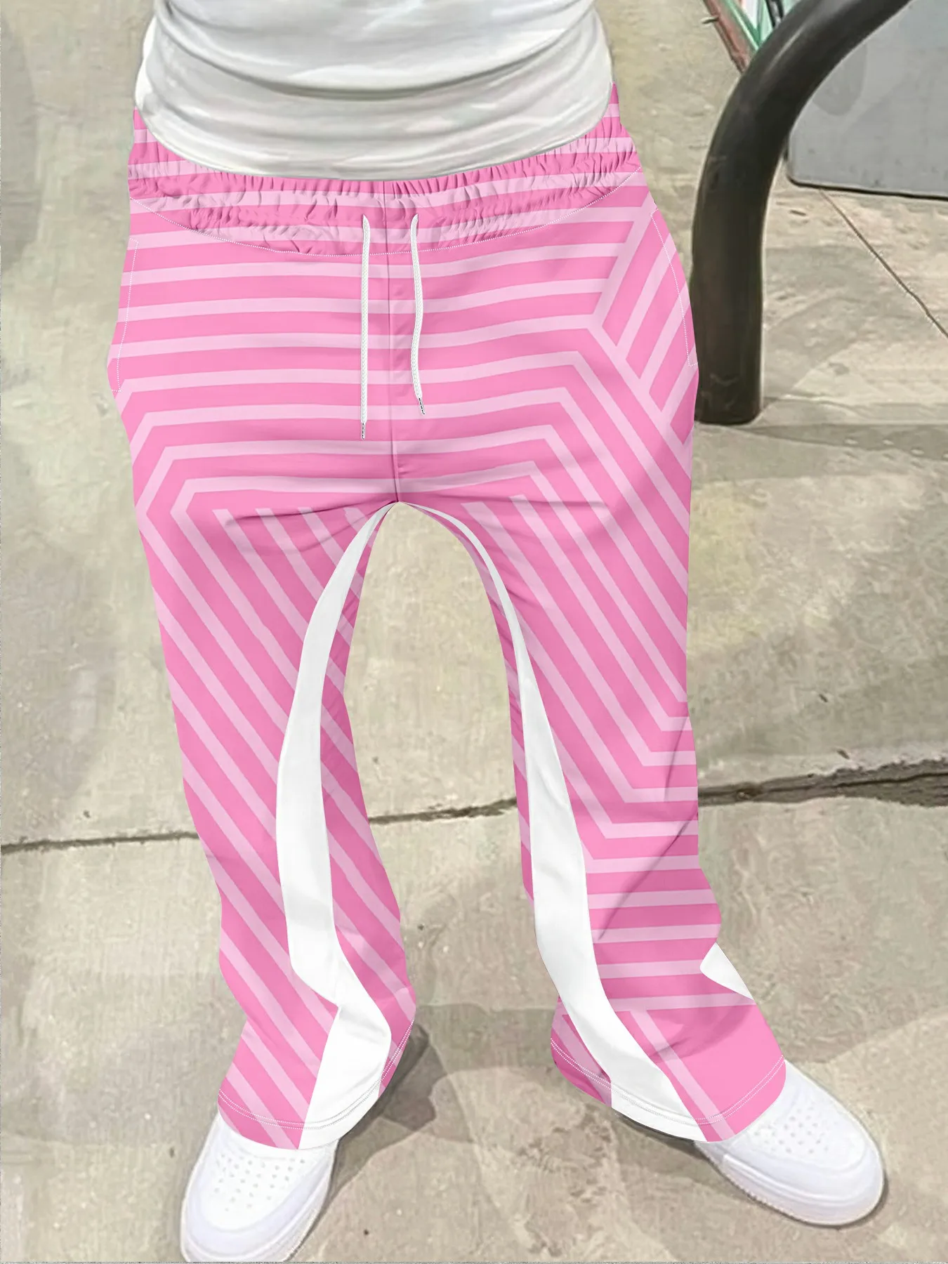 Men's Casual Street Style Trendy Cross Print Fashionable Slightly Flared Black and White Color-Block Design Sweatpants Men Pants
Men's Casual Street Style Trendy Cross Print Fashionable Slightly Flared Black and White Color-Block Design Sweatpants Men Pants