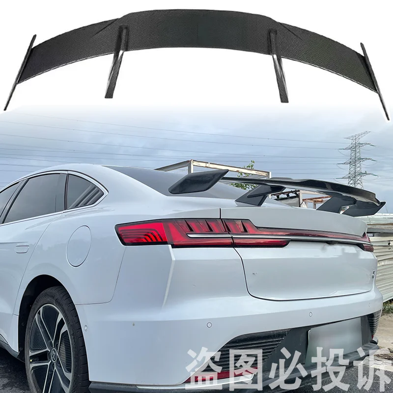 For BYD HAN EV Real Carbon Fiber Accessory Spoiler CAR Trunk Rear Tail WING Refit Body Kit MP Style 2020 2021 2022 2023 Year
For BYD HAN EV Real Carbon Fiber Accessory Spoiler CAR Trunk Rear Tail WING Refit Body Kit MP Style 2020 2021 2022 2023 Year