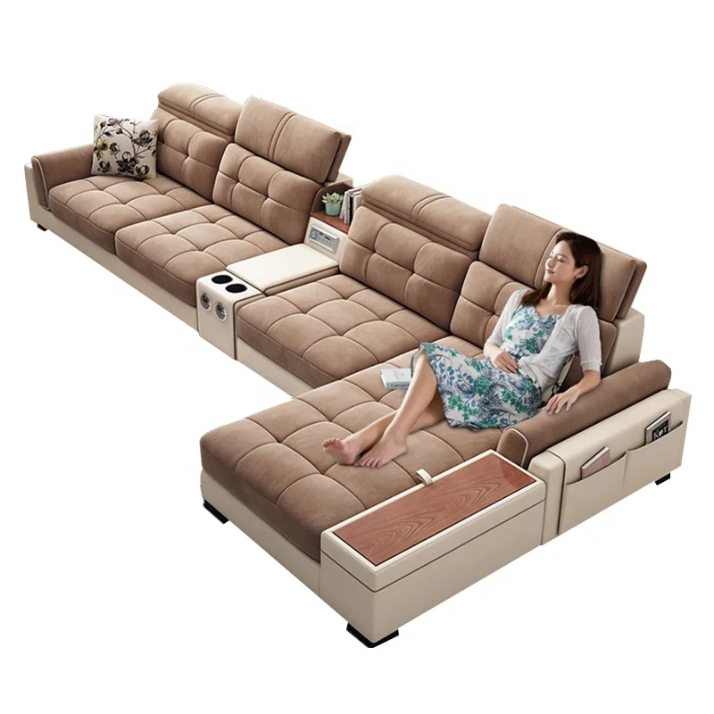 Home Furniture Confortable U Shaped Corner High Density Sponge Sectional Fabric Moderno Wholesale Upholstered Sofas in China
Home Furniture Confortable U Shaped Corner High Density Sponge Sectional Fabric Moderno Wholesale Upholstered Sofas in China