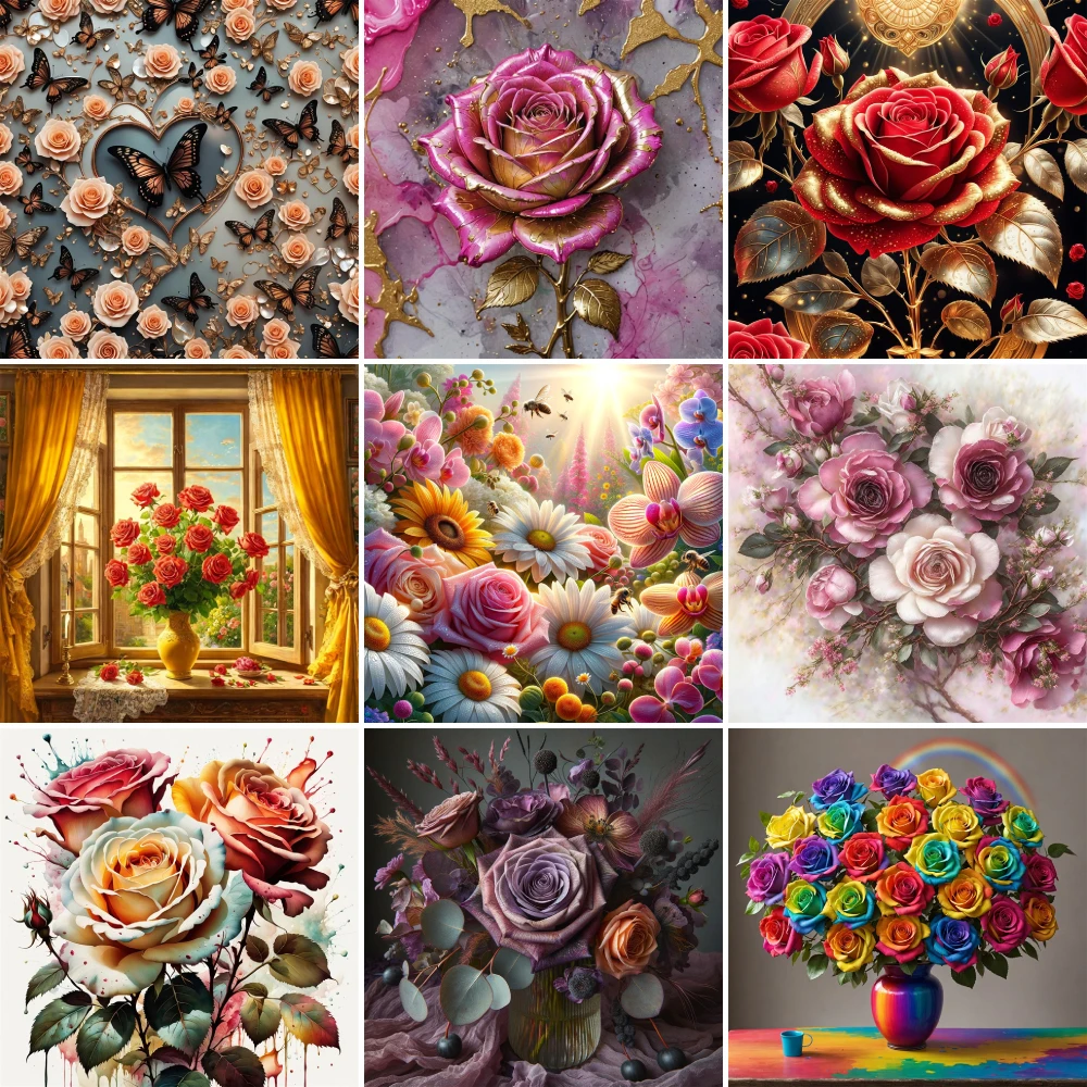 Flowers Rose Printed 11CT Cross-Stitch Embroidery Set DMC Threads Painting Knitting Needlework Handmade Needle Design Jewelry
Flowers Rose Printed 11CT Cross-Stitch Embroidery Set DMC Threads Painting Knitting Needlework Handmade Needle Design Jewelry