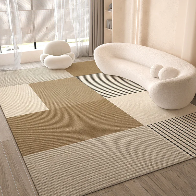 Contemporary Area Rugs Curved Lines Design Neutral Color Palette Modern Living Room Carpets for Home Decor
Contemporary Area Rugs Curved Lines Design Neutral Color Palette Modern Living Room Carpets for Home Decor