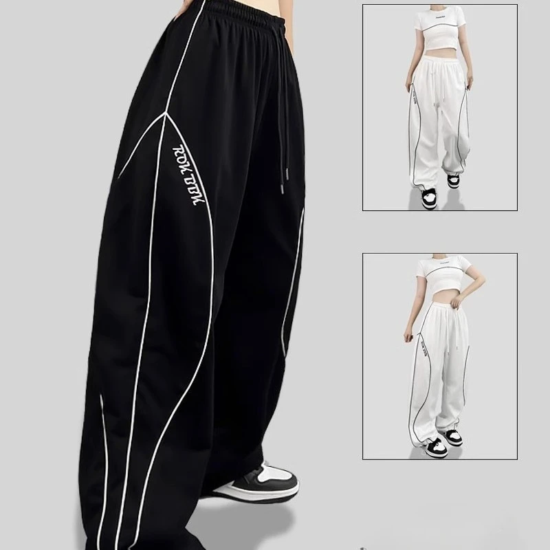 2025 spring and autumn new loose American sports hip-hop sweatpants high waist drape casual wide-leg pants
2025 spring and autumn new loose American sports hip-hop sweatpants high waist drape casual wide-leg pants