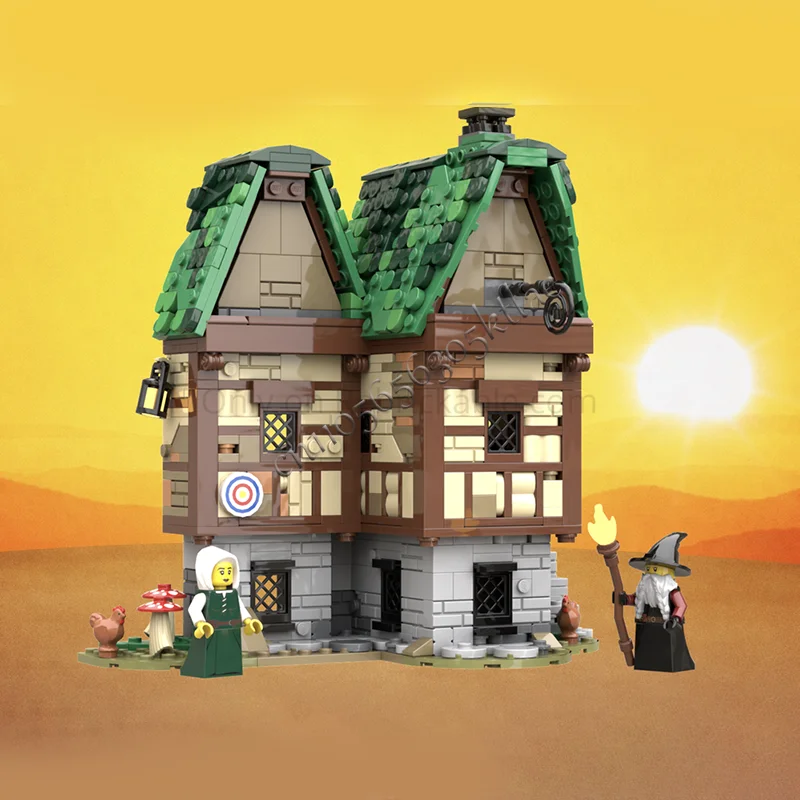 885 Parts MOC Medieval Village Small Tavern Model Building Blocks Kids Assembly Toys Boys Girls Birthday Creative Display Gifts
885 Parts MOC Medieval Village Small Tavern Model Building Blocks Kids Assembly Toys Boys Girls Birthday Creative Display Gifts