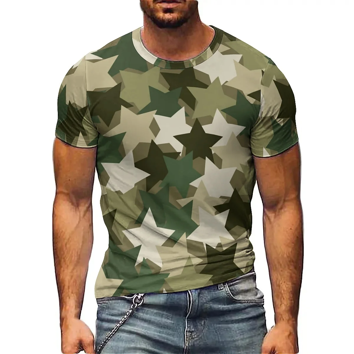 Men's Hawaiian Style Dynamic Print 3D Printed Short-Sleeve T-Shirt - Worker Crew Neck
Men's Hawaiian Style Dynamic Print 3D Printed Short-Sleeve T-Shirt - Worker Crew Neck