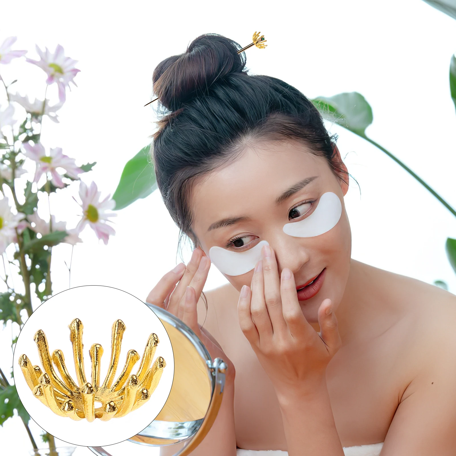 100pcs Hairpin Accessories Diy Flower Bud Headdress Alloy Sticks Creative Chic Decorative Metal Pendant Making Material Craft 
100pcs Hairpin Accessories Diy Flower Bud Headdress Alloy Sticks Creative Chic Decorative Metal Pendant Making Material Craft