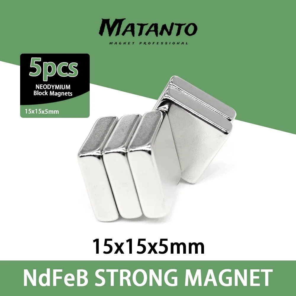 2-50PCS 15x15x5 mm Powerful Magnets 15mmX15mm Block Permanent Magnetic 15x15x5mm Neodymium Magnet Super Strong 15*15*5 mm
2-50PCS 15x15x5 mm Powerful Magnets 15mmX15mm Block Permanent Magnetic 15x15x5mm Neodymium Magnet Super Strong 15*15*5 mm