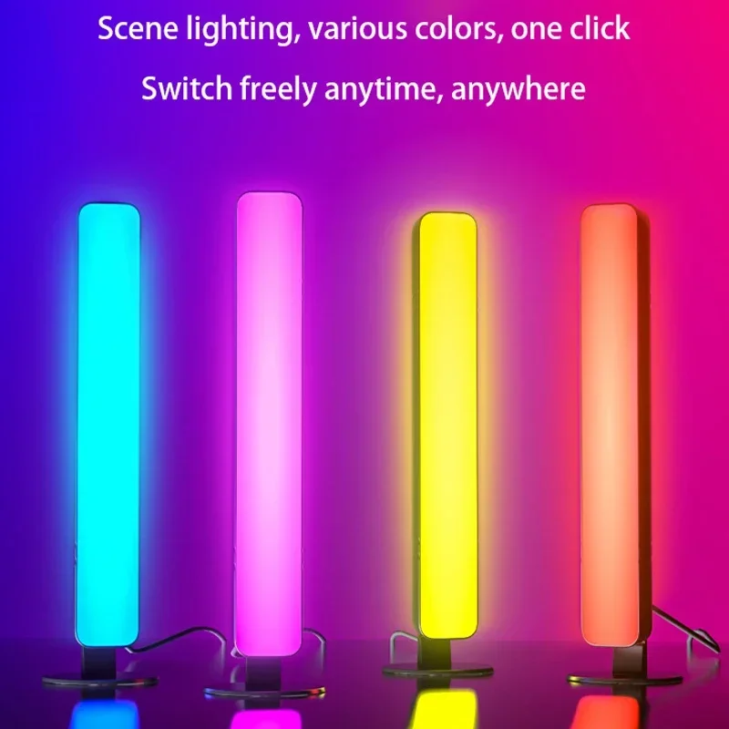 Desk Atmosphere Lamp USB Colorful Pick Up Table Lamp RGB Remote Music Control Gaming Computer Decorative For Bedroom Night Light
Desk Atmosphere Lamp USB Colorful Pick Up Table Lamp RGB Remote Music Control Gaming Computer Decorative For Bedroom Night Light