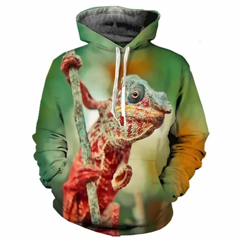 Толстовки с 3D принтом животных-хамелеонов и ящерицы для мужчин и женщин, модная толстовка с капюшоном, пуловеры, спортивные костюмы, мужские топы, мужская одежда
Толстовки с 3D принтом животных-хамелеонов и ящерицы для мужчин и женщин, модная толстовка с капюшоном, пуловеры, спортивные костюмы, мужские топы, мужская одежда