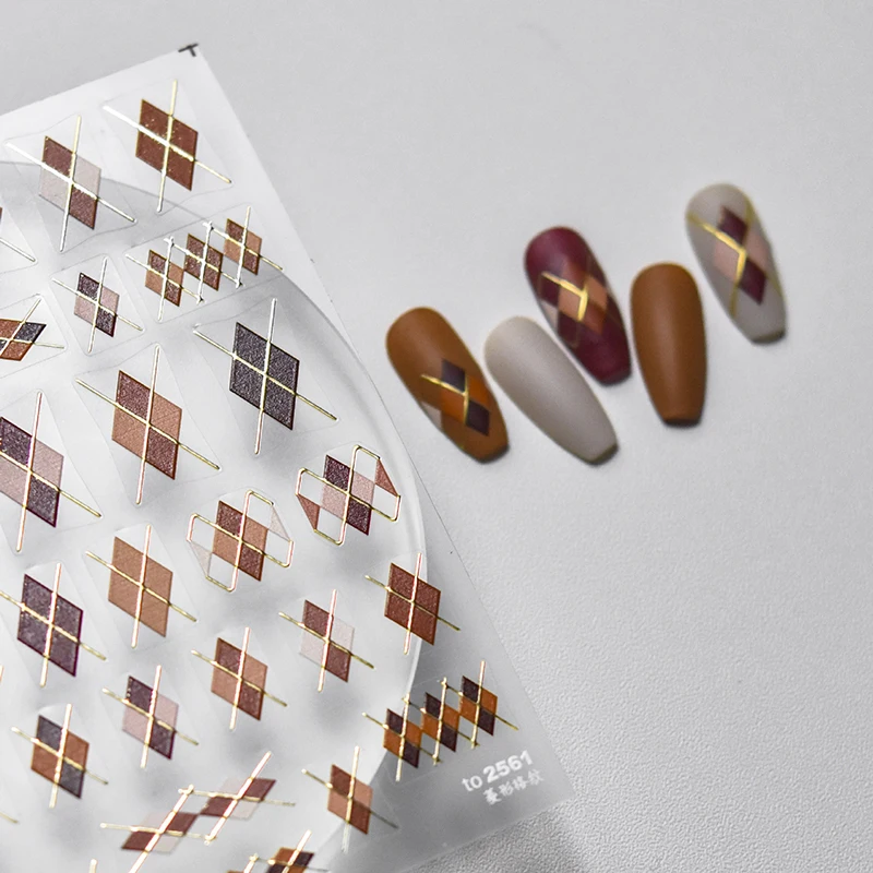 1pc Colored Diamond Lattice Slider High Quality Thin And Tough Nail Sticker Design Adhesive DIY Nail Art Decoration
1pc Colored Diamond Lattice Slider High Quality Thin And Tough Nail Sticker Design Adhesive DIY Nail Art Decoration