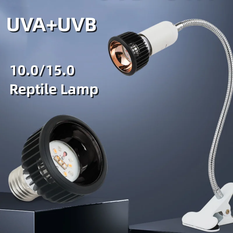 UVA + UVB полный спектр лампы для рептилий ящерица змея террариум 10.0/15.0 светодиодный УФ-лампа для грения черепахи амфибии лампочки pecera
UVA + UVB полный спектр лампы для рептилий ящерица змея террариум 10.0/15.0 светодиодный УФ-лампа для грения черепахи амфибии лампочки pecera