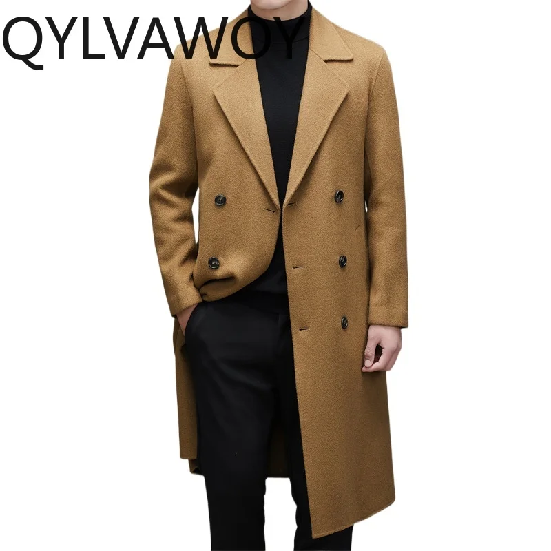 QYLVAWOY 100% Wool Coat Mens Coats Long Coats for Men Clothing Warm Detachable Liner Autumn Winter Man Jacket High Quality 남자 코트
QYLVAWOY 100% Wool Coat Mens Coats Long Coats for Men Clothing Warm Detachable Liner Autumn Winter Man Jacket High Quality 남자 코트