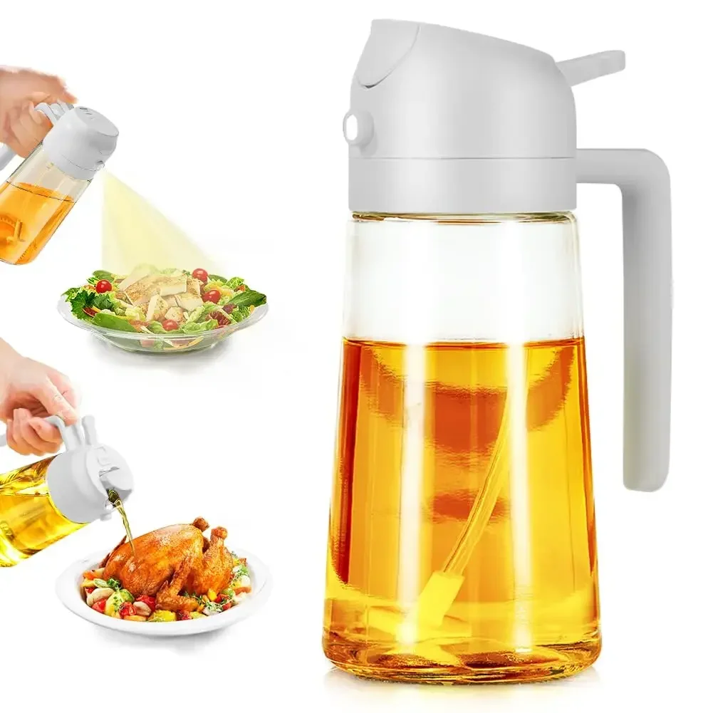 2in1 470ml Glass Spray Oil Sprayer Bottle Spray Oil Dispenser Oil Jar Cruet BBQ Kitchen Baking Roasting Picnic Kitchen Tool Herb
2in1 470ml Glass Spray Oil Sprayer Bottle Spray Oil Dispenser Oil Jar Cruet BBQ Kitchen Baking Roasting Picnic Kitchen Tool Herb