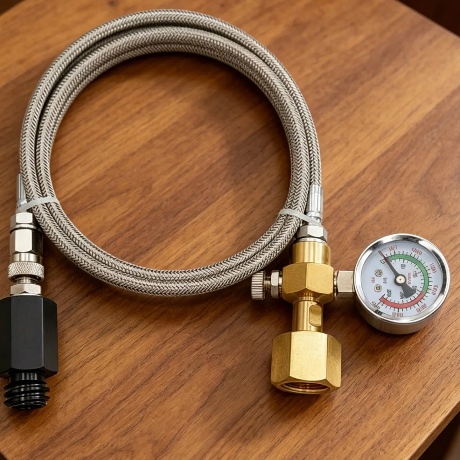 CO2 Cylinder Hose Adapter High Pressure Carbonated Water Machine Gas Line Hardware Accessory Easy to Disconnect
CO2 Cylinder Hose Adapter High Pressure Carbonated Water Machine Gas Line Hardware Accessory Easy to Disconnect
