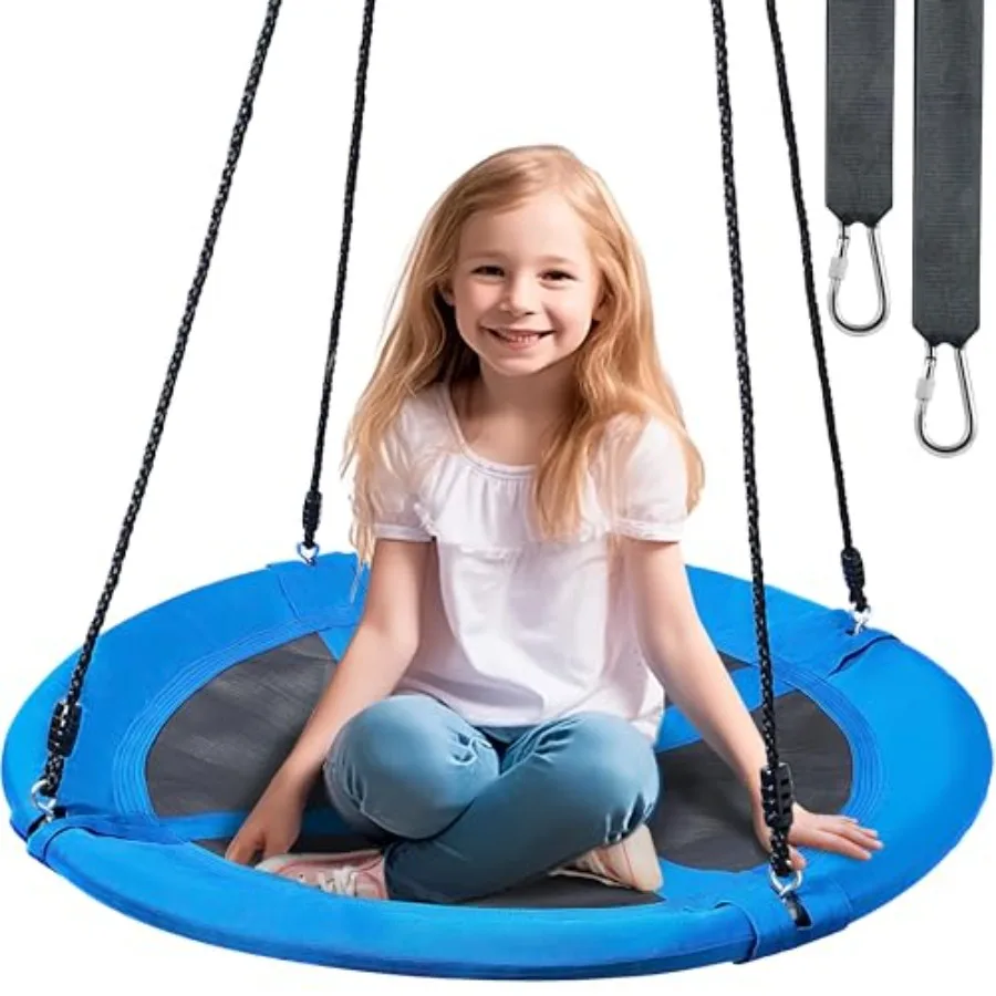 40 inch Saucer Tree Swing 900Lb Weight Capacity Waterproof Swing Seat for Outdoor with Hanging Straps Playground Outdoor Backya
40 inch Saucer Tree Swing 900Lb Weight Capacity Waterproof Swing Seat for Outdoor with Hanging Straps Playground Outdoor Backya
