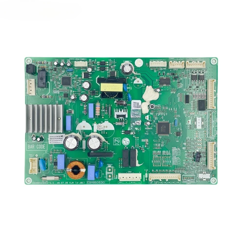 Используется для платы управления холодильником LG EBR86063015, печатная плата EAX68123401-1,1, материнская плата холодильника, детали морозильной камеры
Используется для платы управления холодильником LG EBR86063015, печатная плата EAX68123401-1,1, материнская плата холодильника, детали морозильной камеры