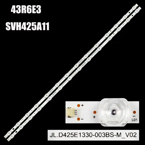 LED backlight 14LED For HISENSE 43R6090G5 43H6500G 43R6000GM 43A603AMV 43R6E3 43h6g 43R6090G 43H6570G SVH425A11 HD425X1U81-TOL2