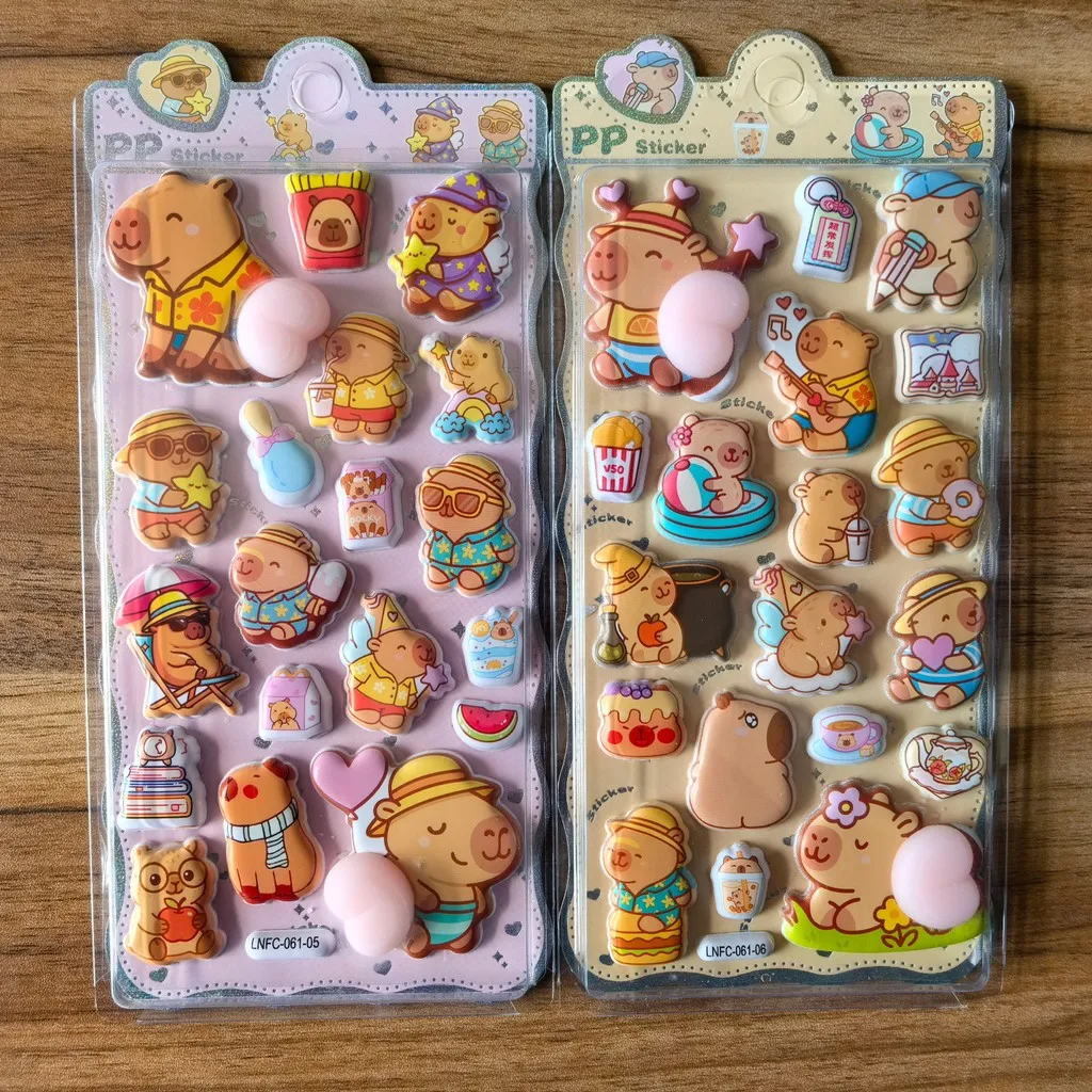 Capybara Themed PP Sticker Set (2 Pcs) - Fun Embellishments for Planners & Handcrafts Sticker Story Store
Capybara Themed PP Sticker Set (2 Pcs) - Fun Embellishments for Planners & Handcrafts Sticker Story Store