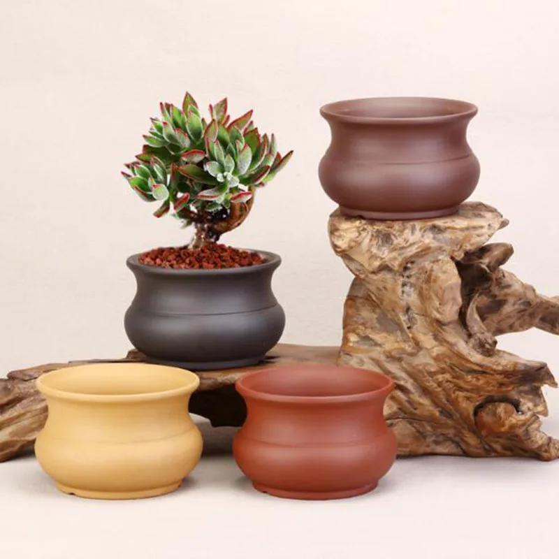 Creative Purple Clay Flowerpot Succulent Plant Pot Office Bonsai Vase Planter Container Garden Art Home Decor
Creative Purple Clay Flowerpot Succulent Plant Pot Office Bonsai Vase Planter Container Garden Art Home Decor