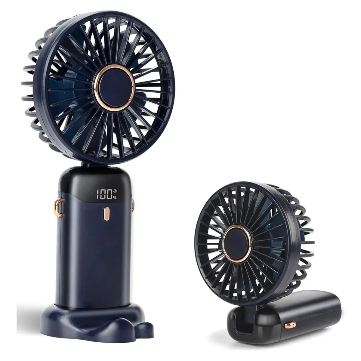 Portable Handheld Mini Fan with Stand, 90° Foldable, 5 Speed Wind,Hand Held/Neck/Desk 3 in 1 Personal Fan,3-6 Hours Battery Life
Portable Handheld Mini Fan with Stand, 90° Foldable, 5 Speed Wind,Hand Held/Neck/Desk 3 in 1 Personal Fan,3-6 Hours Battery Life