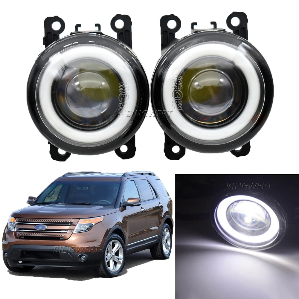 BINGWFPT Angel Eyes Fog Lamps Light Car Styling Front Bumper LED Fog Lights Lamp With Len For Ford Explorer 2011 2012 2013 2014
BINGWFPT Angel Eyes Fog Lamps Light Car Styling Front Bumper LED Fog Lights Lamp With Len For Ford Explorer 2011 2012 2013 2014