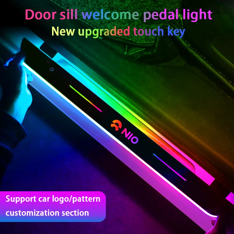 Car Door Sill Light Threshold Lamp LED Welcome Plate Pedal Light Car Doors For Weilai Nio ES6 EC6 ES8 2018-2024 ET7 EP9 Eve ET5
Car Door Sill Light Threshold Lamp LED Welcome Plate Pedal Light Car Doors For Weilai Nio ES6 EC6 ES8 2018-2024 ET7 EP9 Eve ET5